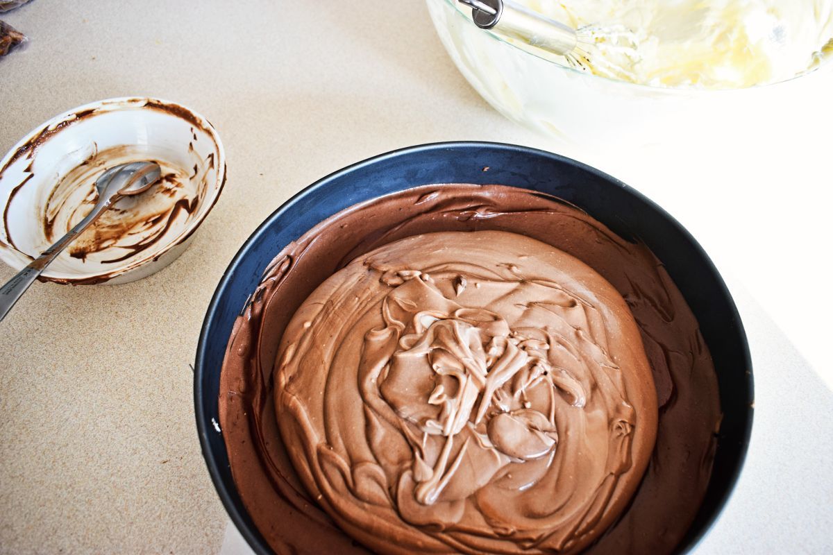 čokoládový krém na ceesecake