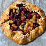 rebarborová galette