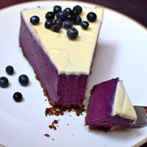 borůvkový cheesecake recept