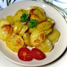 brambory pečené v troubě recept