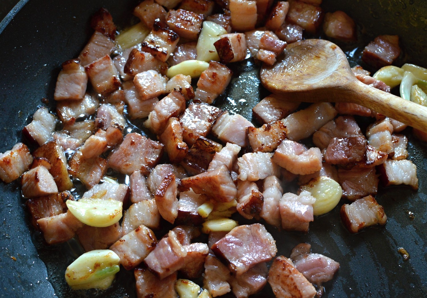 smažení slaniny