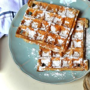 křupavé vafle recept