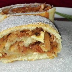 jablečný štrúdl recept