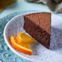 čokoládový pomerančový dort recept