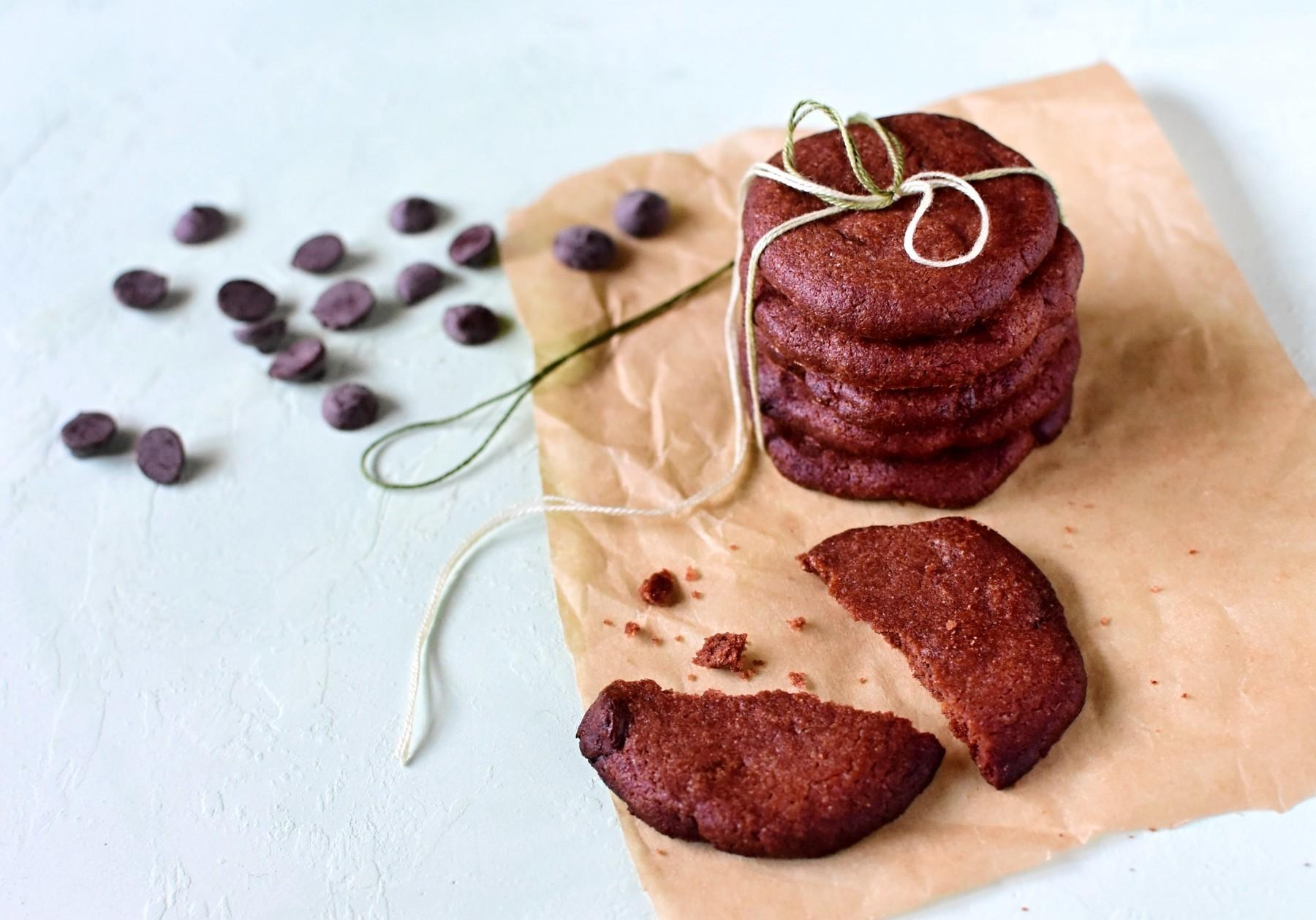 čokoládové cookies americké sušenky