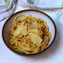 špagety carbonara recept