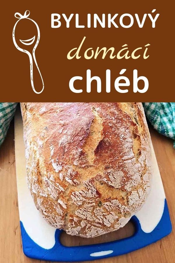 domácí chléb s bylinkami