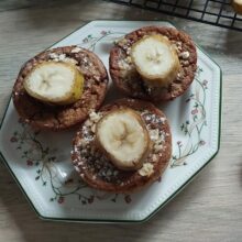 Skvělé jablečné - banánové muffiny